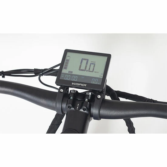 Wisper Wayfarer H9 Hub Drive Crossbar Hybrid Electric Bike, 27.5" Wheel - Pillar Box Red 2022/23 4 Wisper Wayfarer H9 Hub Drive Crossbar Hybrid Electric Bike, 27.5" Wheel - Pillar Box Red 2022/23 - Image 2