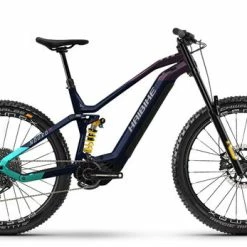 Haibike Nduro 8 Freeride Full Sus Electric MTB 2022/23, Mix Wheel, Yamaha PW-X3 - Purple/Navy