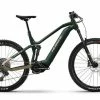Haibike AllMtn 7 Full Sus Electric Mountain Bike 2022/23, Mix Wheel, Yamaha PW-X3 - Green/Caramel