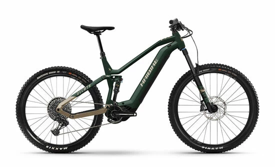 Haibike AllMtn 7 Full Sus Electric Mountain Bike 2022/23, Mix Wheel, Yamaha PW-X3 - Green/Caramel 3 Haibike AllMtn 7 Full Sus Electric Mountain Bike 2022/23, Mix Wheel, Yamaha PW-X3 - Green/Caramel