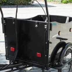 AMCargoBikes Deluxe Tadpole Cargo Electric Tricycle - Black -Cheap Hybrid Electric Bikes Store amcargobikes deluxe e cargo x 41341