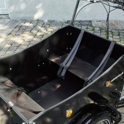 AMCargoBikes Deluxe Tadpole Cargo Electric Tricycle - Black -Cheap Hybrid Electric Bikes Store amcargobikes deluxe e cargo x 41343