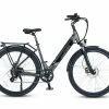 Ampere Deluxe 700c Step Through Hybrid Electric Bike - Grey