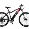 Basis Beacon E-MTB Electric Mountain Bike, 27.5" Wheel, LCD Display - Black/Red
