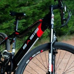 Basis Beacon E-MTB Electric Mountain Bike, 27.5" Wheel, LCD Display - Black/Red -Cheap Hybrid Electric Bikes Store basis beacon electric mtb lcd x 41893