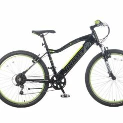 Basis Hunter Unisex Integrated Electric Mountain Bike - Black/Lime