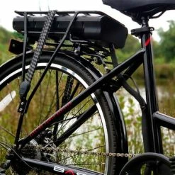 Basis Hybrid Full Size Folding Electric Bike, 700c Wheel, 9.6Ah Battery - Black/Red -Cheap Hybrid Electric Bikes Store basis hybrid folding 700c electric bike x 41903