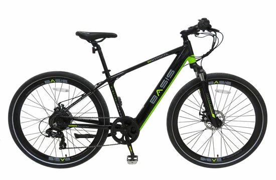 Basis Protocol Hybrid Electric Bike, Integrated Battery, 700c Wheel - Black/Green 3 Basis Protocol Hybrid Electric Bike, Integrated Battery, 700c Wheel - Black/Green
