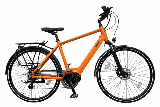 Batribike Gamma-X Crossbar Hybrid Electric Bike, 28" Wheel - Orange 3 Batribike Gamma-X Crossbar Hybrid Electric Bike, 28" Wheel - Orange