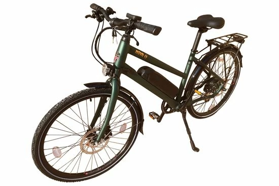 Batribike Nova-S Trapeze Hybrid Electric Bike, 26" Wheel, 8 Speed - Green 4 Batribike Nova-S Trapeze Hybrid Electric Bike, 26" Wheel, 8 Speed - Green - Image 2