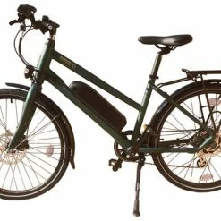 Batribike Nova-S Trapeze Hybrid Electric Bike, 26" Wheel, 8 Speed - Green -Cheap Hybrid Electric Bikes Store batribike nova s hybrid electric bike x 40373