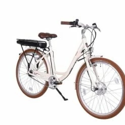 Batribike Omega Step Through Electric Bike, 26" Wheel - Shadow White -Cheap Hybrid Electric Bikes Store batribike omega step through x 41355