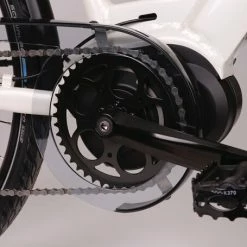 Batribike Penta-X Crossbar Hybrid Electric Bike, 28" Wheel - White Shadow -Cheap Hybrid Electric Bikes Store batribike penta x hybrid electric bike x 41798