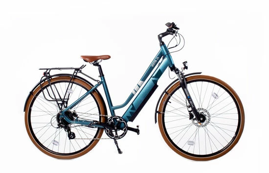 Batribike Vista-S Step Through Trekking Electric Bike, 28" Wheel, Front Suspension - Iris Blue 5 Batribike Vista-S Step Through Trekking Electric Bike, 28" Wheel, Front Suspension - Iris Blue - Image 3
