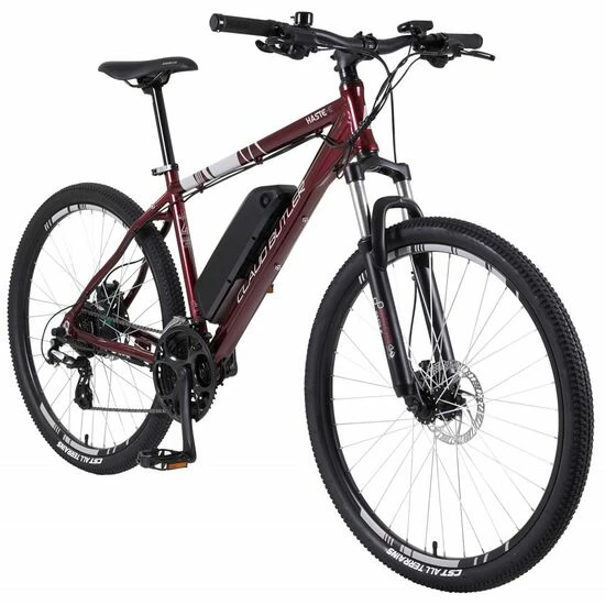 Claud Butler Haste-E Hardtail Electric Mountain Bike - Red 3 Claud Butler Haste-E Hardtail Electric Mountain Bike - Red