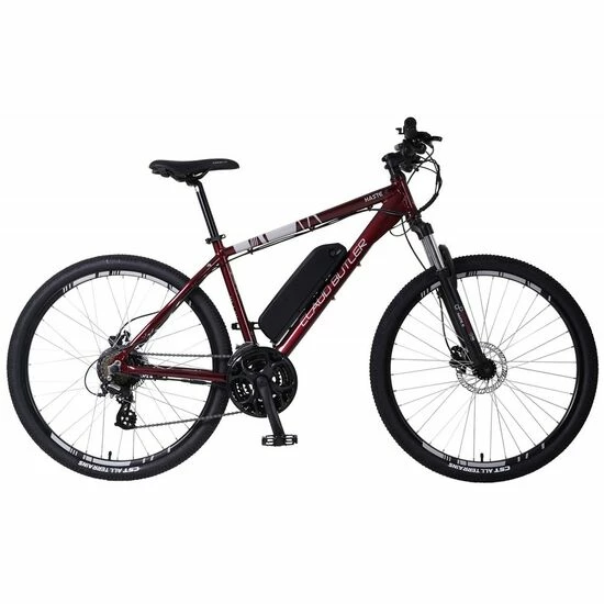 Claud Butler Haste-E Hardtail Electric Mountain Bike - Red 10 Claud Butler Haste-E Hardtail Electric Mountain Bike - Red - Image 8
