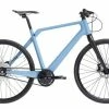 Coh&Co Erik Urban Carbon Hybrid Electric Bike - Satin Sky Blue -Cheap Hybrid Electric Bikes Store cohandco erik urban carbon hybrid x 43047