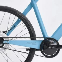 Coh&Co Erik Urban Carbon Hybrid Electric Bike - Satin Sky Blue -Cheap Hybrid Electric Bikes Store cohandco erik urban carbon hybrid x 43053