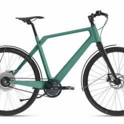 Coh&Co Erik Electric SlimBike Carbon Hybrid Electric Bike - Satin Green