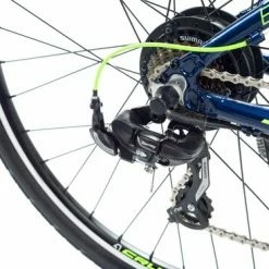 Crussis E-Cross 1.6 Mens Hybrid Electric Bike 2021, 13Ah, 28" Wheel, 21 Speed - Dark Blue/Green -Cheap Hybrid Electric Bikes Store crussis e cross 16 mens hybrid 2021 x 40768