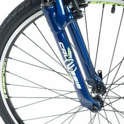 Crussis E-Cross 1.6 Mens Hybrid Electric Bike 2021, 13Ah, 28" Wheel, 21 Speed - Dark Blue/Green -Cheap Hybrid Electric Bikes Store crussis e cross 16 mens hybrid 2021 x 40771