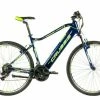 Crussis E-Cross 1.6 Mens Hybrid Electric Bike 2021, 13Ah, 28" Wheel, 21 Speed - Dark Blue/Green -Cheap Hybrid Electric Bikes Store crussis e cross 16 mens hybrid 2021 x 40773
