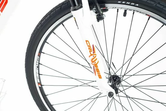 Crussis E-Cross Lady 1.6 Hybrid Electric Bike 2021, 13Ah, 28" Wheel, 19" Frame - White/Orange 4 Crussis E-Cross Lady 1.6 Hybrid Electric Bike 2021, 13Ah, 28" Wheel, 19" Frame - White/Orange - Image 2