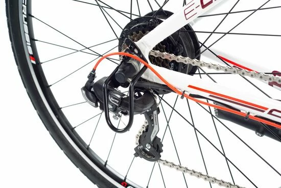 Crussis E-Cross Lady 1.6 Hybrid Electric Bike 2021, 13Ah, 28" Wheel, 19" Frame - White/Orange 6 Crussis E-Cross Lady 1.6 Hybrid Electric Bike 2021, 13Ah, 28" Wheel, 19" Frame - White/Orange - Image 4