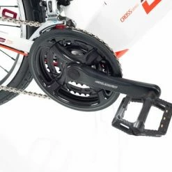 Crussis E-Cross Lady 1.6-S Hybrid Electric Bike, 17.5Ah, 28" Wheel, 21 Speed - White/Orange -Cheap Hybrid Electric Bikes Store crussis e cross lady 16 s hybrid x 40795.jpg.pagespeed.ce .UlrbGkSC x