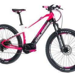 Crussis E-Guera 8.6-S Ladies Electric Mountain Bike 2021 - White/Pink/Black
