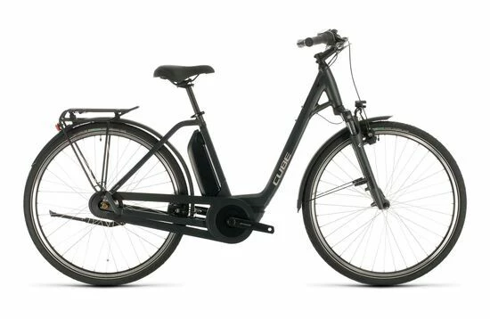 Cube EXPORT Town Hybrid One 400 Ladies Electric Bike 2021 - Iridium/Black 3 Cube EXPORT Town Hybrid One 400 Ladies Electric Bike 2021 - Iridium/Black