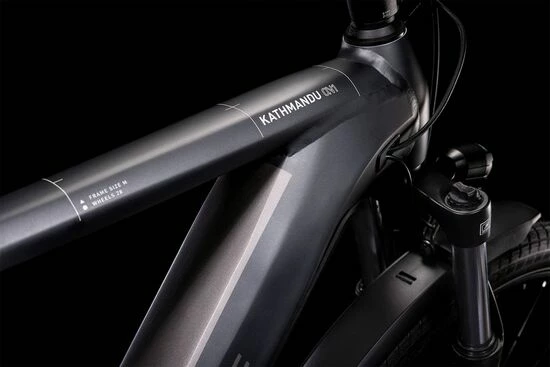Cube Kathmandu Hybrid One 500 Easy Entry Electric Bike 2022, 28" Wheel - Iridium/Teak 4 Cube Kathmandu Hybrid One 500 Easy Entry Electric Bike 2022, 28" Wheel - Iridium/Teak - Image 2