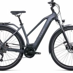 Cube Kathmandu Hybrid One 500 Trapeze Electric Bike 2022, 28" Wheel - Iridium/Teak