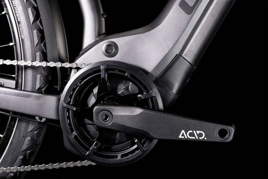 Cube Nuride Hybrid Performance 500 AllRoad Electric Bike 2022, Trapeze, 28" Wheel - Graphite/Black 6 Cube Nuride Hybrid Performance 500 AllRoad Electric Bike 2022, Trapeze, 28" Wheel - Graphite/Black - Image 4