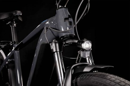 Cube Touring Hybrid One 400 Hybrid Electric Bike 2022, BOSCH 400Wh, 28" Wheel - Grey/Blue 6 Cube Touring Hybrid One 400 Hybrid Electric Bike 2022, BOSCH 400Wh, 28" Wheel - Grey/Blue - Image 4