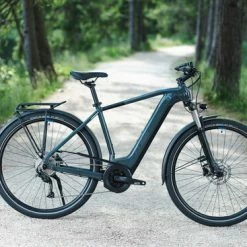 Cube Touring Hybrid One 500 Hybrid Electric Bike 2022, BOSCH 500Wh, 28" Wheel - Grey/Blue -Cheap Hybrid Electric Bikes Store cube touring hybr one 500 2022 x 42266