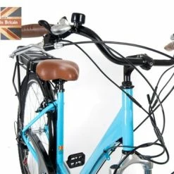 Cyclotricity Jade Step Through Dutch Style Electric Bike, 6 Speed, 700c - Baby Blue -Cheap Hybrid Electric Bikes Store cyclotricity jade step through blue x 39970