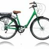 Cyclotricity Jade Step Through Dutch Style Electric Bike, 6 Speed, 700c - Green -Cheap Hybrid Electric Bikes Store cyclotricity jade step through green x 42443
