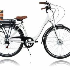 Cyclotricity Jade Step Through Dutch Style Electric Bike, 6 Speed, 28" Wheel - White 8 Cyclotricity Jade Step Through Dutch Style Electric Bike, 6 Speed, 28" Wheel - White -Cheap Hybrid Electric Bikes Store cyclotricity jade step through white x 39963
