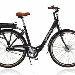 Cyclotricity Sahara Step Through Electric Bike, 700c Wheel, 3 Speed Nexus Hub Gear - Black
