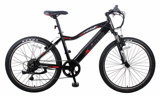 Dallingridge Diablo Integrated Hardtail Electric Mountain Bike, 26" Wheel - Gloss Black/Red 3 Dallingridge Diablo Integrated Hardtail Electric Mountain Bike, 26" Wheel - Gloss Black/Red
