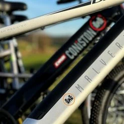 Dallingridge Malvern Hybrid Trekking Electric Bike, 700c Wheel, 6 Speed - Satin Silver/Camel -Cheap Hybrid Electric Bikes Store dallingridge malvern trekking electric bike x 42484