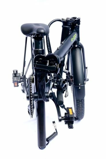 E-Go Lite+ Folding Electric Bike, 20" Wheel, 7 Speed, 7Ah Battery - Black 6 E-Go Lite+ Folding Electric Bike, 20" Wheel, 7 Speed, 7Ah Battery - Black - Image 4