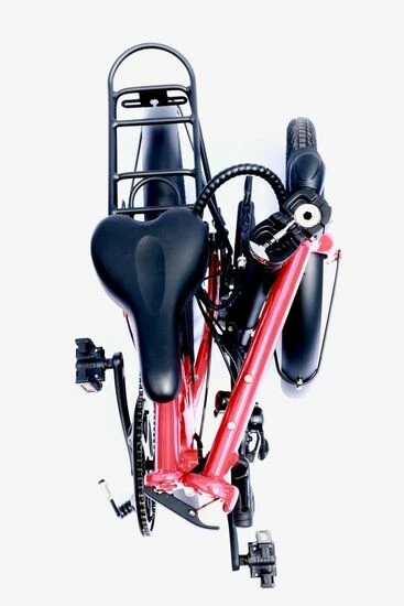 E-Go Lite+ Folding Electric Bike, 20" Wheel, 7 Speed, 7Ah Battery - Red 7 E-Go Lite+ Folding Electric Bike, 20" Wheel, 7 Speed, 7Ah Battery - Red - Image 5