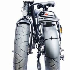 E-Go Max+ Fat Tyre Folding Electric Bike, 20" Wheel, 14Ah Battery, 7 Speed - Black -Cheap Hybrid Electric Bikes Store e go max fat tyre folder x 43367