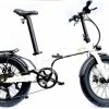 E-Go Max+ Fat Tyre Folding Electric Bike, 20" Wheel, 14Ah Battery, 7 Speed - White -Cheap Hybrid Electric Bikes Store e go max fat tyre folder x 43374 1
