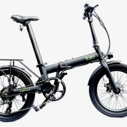 E-Go Max Folding Electric Bike, 20" Wheel, 14Ah Samsung Battery - Black