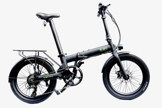 E-Go Max Folding Electric Bike, 20" Wheel, 14Ah Samsung Battery - Black 3 E-Go Max Folding Electric Bike, 20" Wheel, 14Ah Samsung Battery - Black