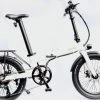 E-Go Max Folding Electric Bike, 20" Wheel, 14Ah Samsung Battery - White