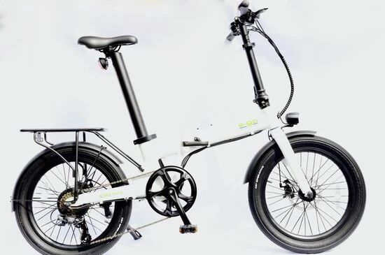 E-Go Max Folding Electric Bike, 20" Wheel, 14Ah Samsung Battery - White 3 E-Go Max Folding Electric Bike, 20" Wheel, 14Ah Samsung Battery - White